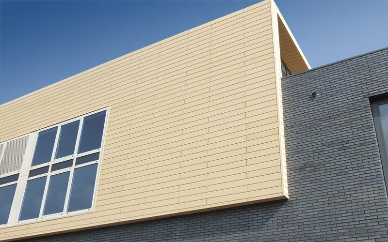 materialdistrct's tweet image. A weather-resistant composite. The main component consists of wood fibre, supplemented with polypropylene. Compodeen by Innodeen materialdistrict.com/material/compo…

#MaterialoftheDay #Materials #CompositeMaterials #Facades