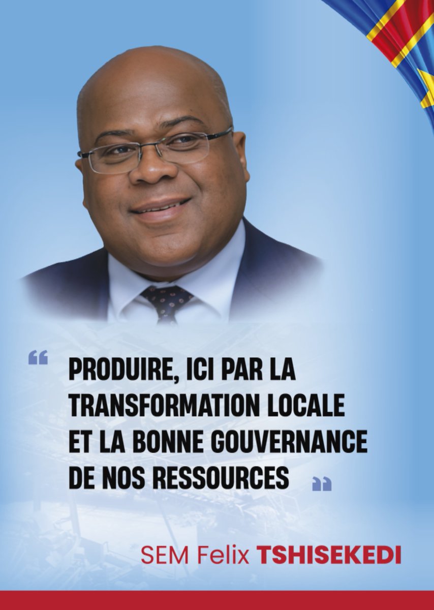 Th_Mulumba's tweet photo. La Loi Mpandanjila est l'un des bras législatif de la vision du Chef de l'État @fatshi13 en vue de la souveraineté minérale du pays, la création de la valeur ajoutée locale et de milliers d'emplois pour les jeunes.

Son adoption au Parlement et sa promulgation deviennent une nécessité.

@Presidence_RDC @AssembleeNatRDC @PrimatureRDC @Agc_Rdc