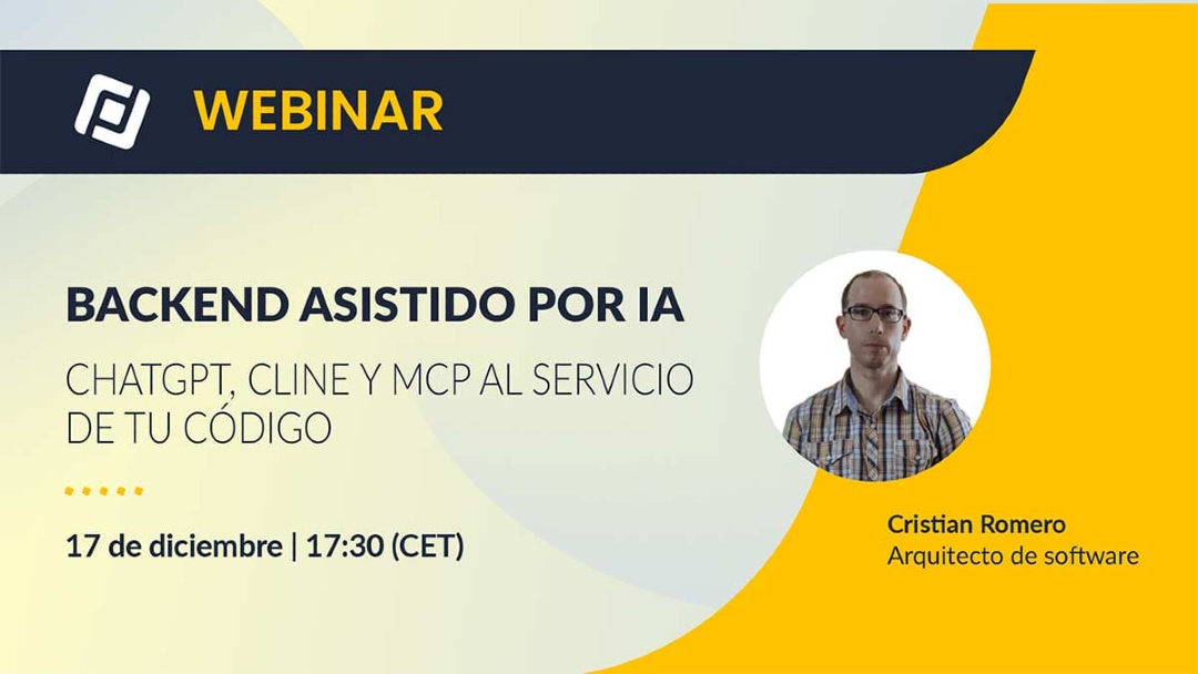 EsProfile's tweet photo. 📢 𝗡𝘂𝗲𝘃𝗼 𝗪𝗲𝗯𝗶𝗻𝗮𝗿 𝗽𝗮𝗿𝗮 𝗯𝗮𝗰𝗸𝗲𝗻𝗱 𝗱𝗲𝘃𝘀: 𝗕𝗮𝗰𝗸𝗲𝗻𝗱 𝗮𝘀𝗶𝘀𝘁𝗶𝗱𝗼 𝗽𝗼𝗿 𝗜𝗔: 𝗖𝗵𝗮𝘁𝗚𝗣𝗧, 𝗖𝗹𝗶𝗻𝗲 𝘆 𝗠𝗖𝗣 𝗮𝗹 𝘀𝗲𝗿𝘃𝗶𝗰𝗶𝗼 𝗱𝗲 𝘁𝘂 𝗰𝗼́𝗱𝗶𝗴𝗼: Aprende a trabajar con ChatGPT, Cline y MCP.
👉 Apúntate: https://t.co/VDWsGPSU4E https://t.co/fLfCmvcmRQ