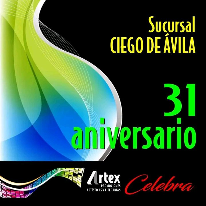 ¡Felicidades a la Sucursal #CiegodeAvila de Artex por sus 31 años dedicados a compartir y comercializar los tesoros culturales de Cuba!  🎉🥳 #CubaCultura #AniversarioFeliz #LatirAvileño <a href="/citmaciego/">citmaciego</a>