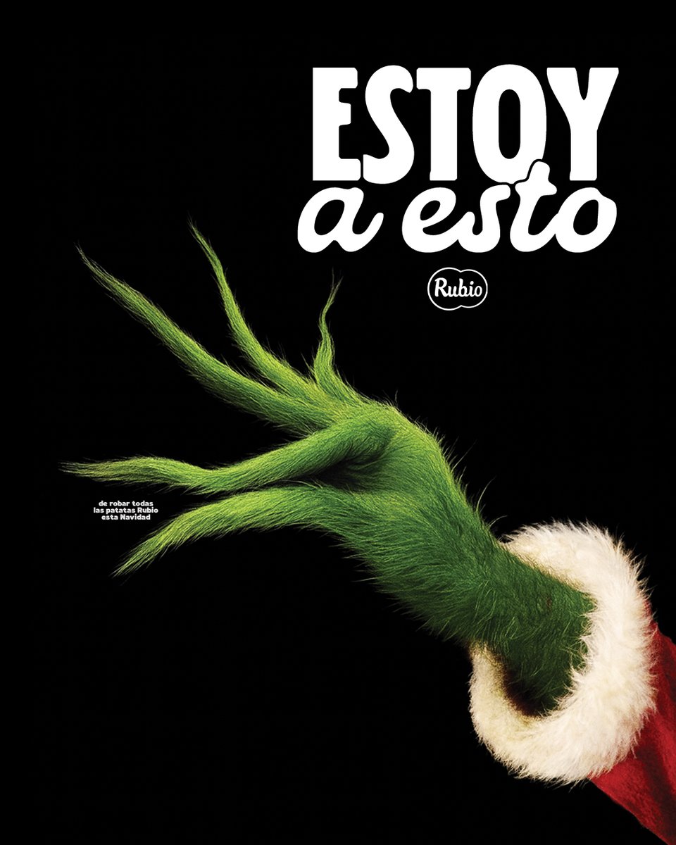 😏💚 Y sinceramente… ¿quién no?

Si hasta el Grinch sabe que unas patatas fritas bien crujientes arreglan cualquier espíritu navideño.

🎁✨ Hazte con tus favoritas antes de que desaparezcan…

#PatatasRubio #NavidadRubio #CrunchNavideño #MoodGrinch