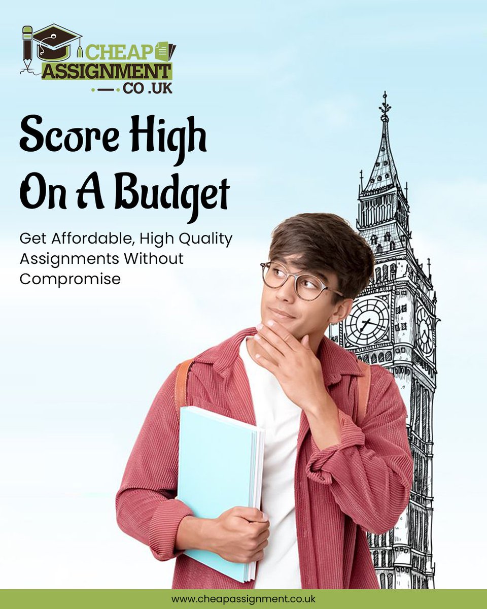 uk_Assignment_'s tweet image. Cheap Assignment Helps You Get Affordable, High Quality Assignments Without Compromise. Achieve Academic Success Without Breaking The Bank.

Get Affordable Help At: cheapassignment.co.uk

#CheapAssignmentUK #StudentDeal #StudyInUK #UK #Viral #FYP #StudentLifeUK #UKUniversities