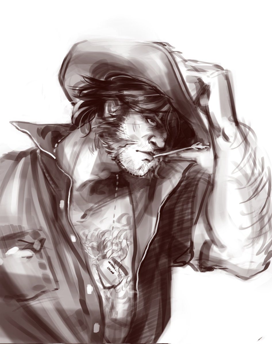 Karyaka_art's tweet photo. Quick sketch Logan
#wolverine https://t.co/5ctEVLCnMY