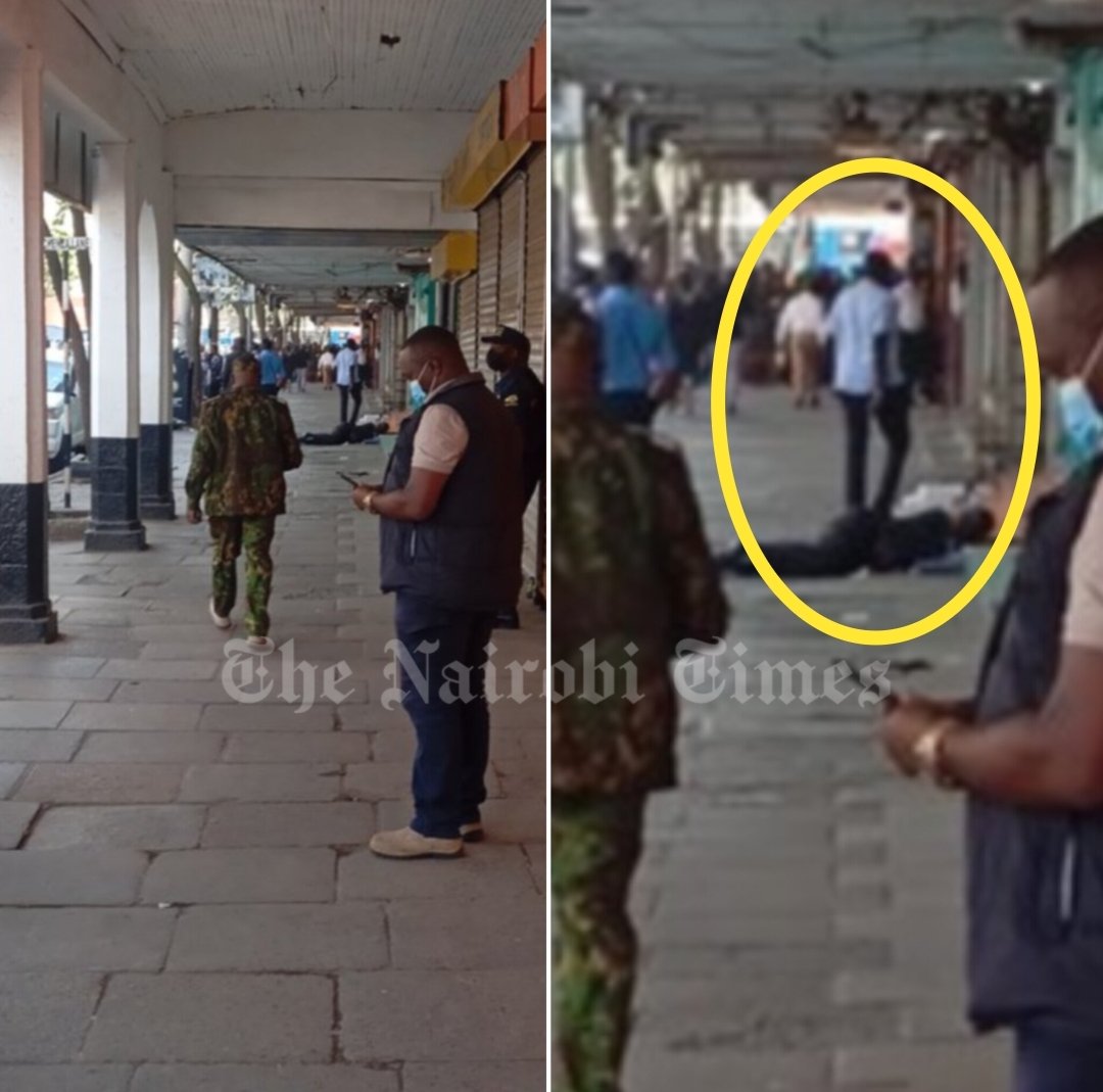 BREAKING; Two suspected robbers have been shot dead by plainclothes police along Moi Avenue in Nairobi CBD.
WATCH 👇