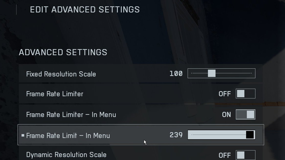 Heads up, your FPS is now limited in the menu and firing range. You can raise this yourself by going into Graphics -> Advanced -> Changing Frame Limit - In Menu #battlefield6