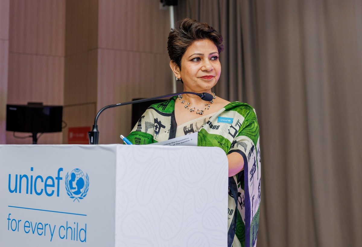 🚨History in the Making! 🚨

The #Gambia makes history! We've launched the first-ever Public-Private Partnership Dialogue for Children &amp; Adolescents, bringing together the Gov't of The Gambia, <a href="/UNICEFGambia/">UNICEF The Gambia</a>, &amp; the Private Sector in The Gambia and beyond,  supported by the Gov't