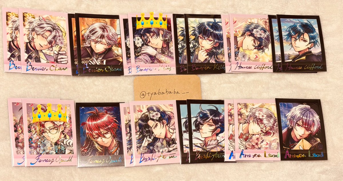 tyabababa__'s tweet photo. 【交換】悪魔執事と黒い猫 あくねこ PREMIUMぱしゃこれ

譲)画像参照(👑ホログラム)

求)ナック(ピンク枠最優先) ＞テディ＞異種ナック
※ホロはナックのみ求めています

郵送交換希望   ホロ⇔ホロ同士の交換
条件の良い方、まとめて交換して頂ける方優先
検索からでもお気軽にお声掛けくださいませ https://t.co/pyv4rCp1LZ