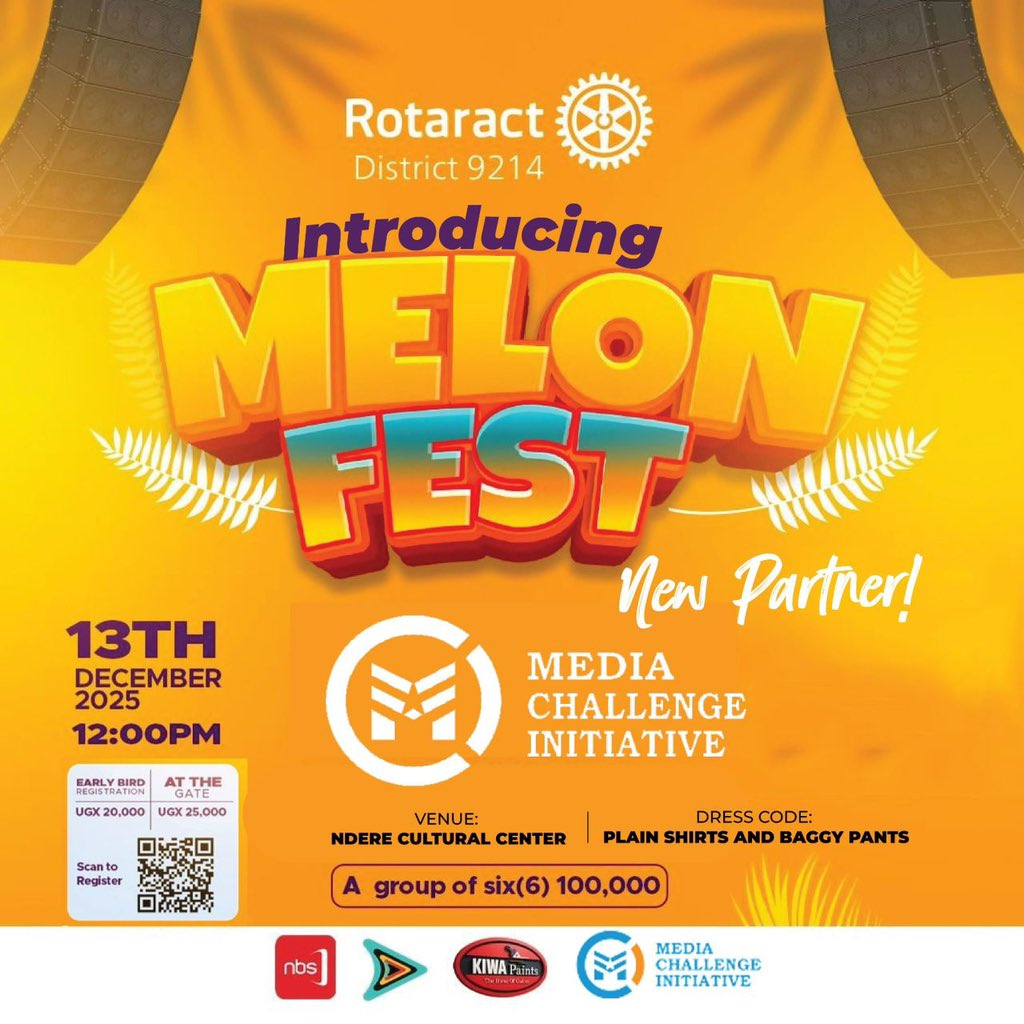 RotaractD9214's tweet image. Welcome Media Challenge Initiative, our newest sponsor bringing COLOR to the FEST. 🎨🔥

#MelonFest2025 is leveling up!

#UniteForGood
#TogetherOneActAtATime