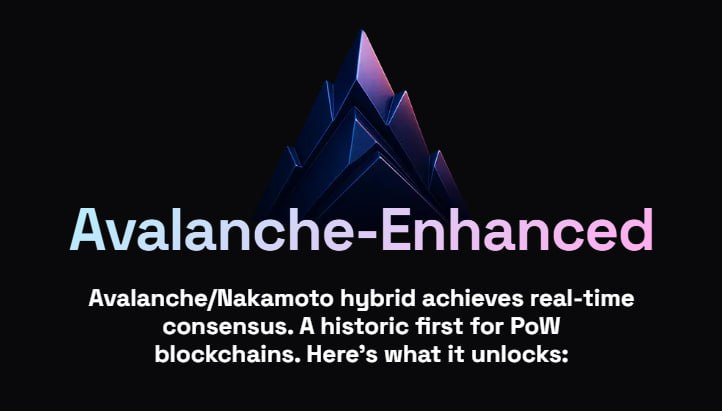 The Avalanche/Nakamoto hybrid brings real-time consensus to eCash $XEC. A historic first for PoW blockchains. Here’s what this unlocks 🧵👇