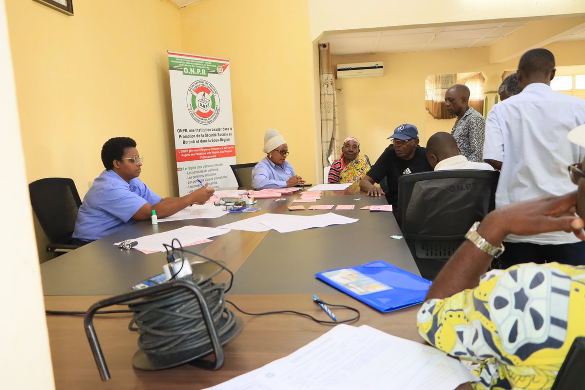 Onpr2018's tweet image. #Burundi #OnprInnovation Après le recensement des bénéficiaires de l'#ONPR effectué du 17 au 28/11/2025 pr l'intérieur du pays, c'est le tour de ceux résidant dans l'ancienne Mairie de #Bujumbura pour le rendez-vous allant du 9 au 26/12/2025 dans les enceintes de son siège social