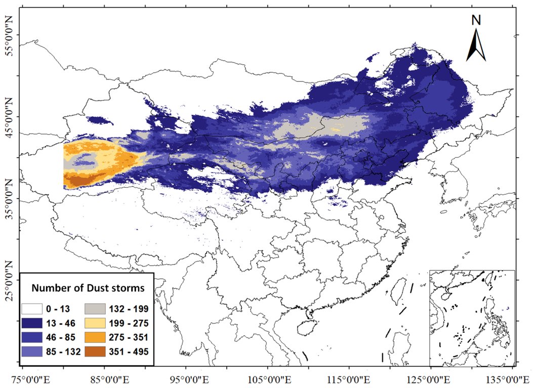 RemoteSens_MDPI's tweet image. 🌍🛰️ Analyses of the 2016–2023 #Dust #Storms in China Using #Himawari8 Remote Sensing #Observations

✍️ Nana Luo et al.
🔗 brnw.ch/21wYcCp
