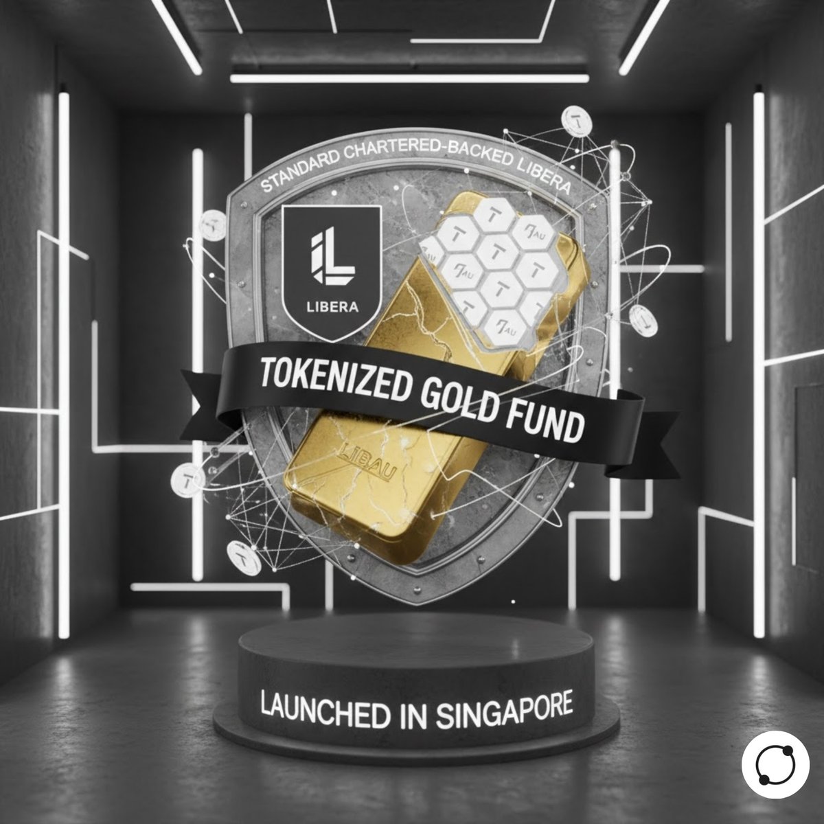 💰 Standard Chartered-Backed Libera Launches Tokenized Gold Fund in Singapore

#CryptoNews #TokenizedAssets #Libera #StandardChartered #DigitalAssets #Gold #Blockchain