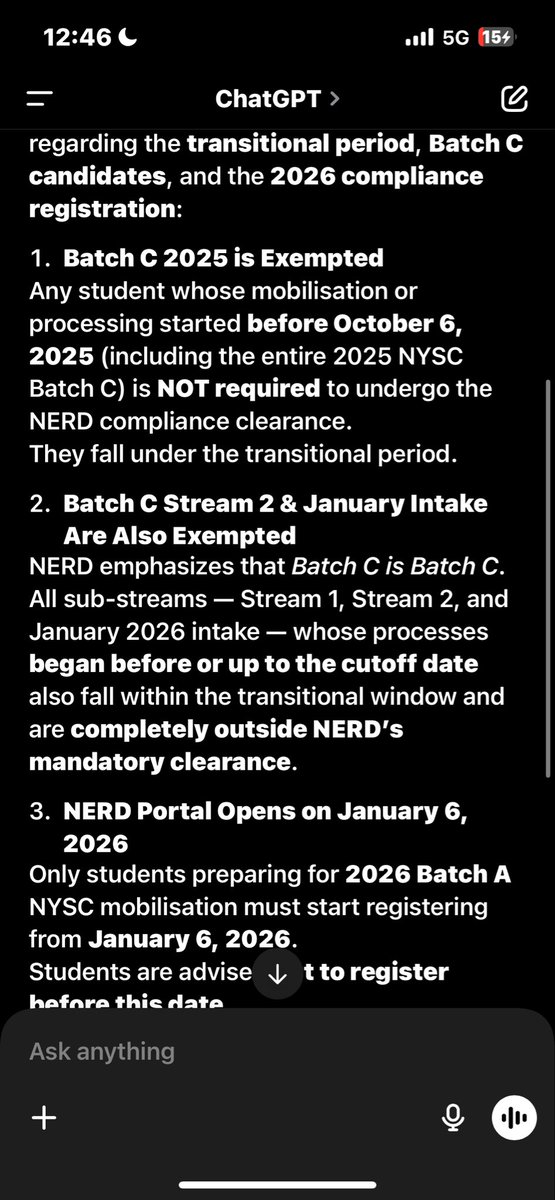 shynebu's tweet photo. Batch c is batch c please help me confirm this about nysc nerd stuff for batch c2 https://t.co/Sc1GjoCmCj