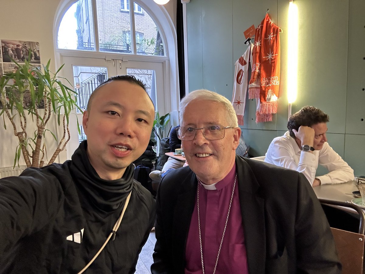 Delighted to talk with Dr Michael Tang at Sacred Ground Café <a href="/StAnnesSoho/">St Anne's Soho</a> eager to make profound theological wisdom accessible to young adults - working here as a barista and also as our Programme Coordinator – Parish Development and Renewal Programme
<a href="/SouthwarkCofE/">Southwark Diocese</a>
