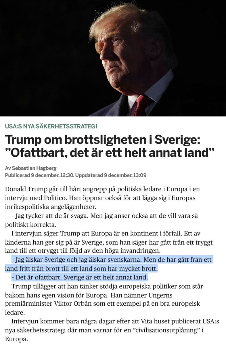 GStrand45's tweet image. Även Svenskar förtjänar ett eget land. 🇸🇪

Eller är det för mycket begärt efter snart 100 år av invasion från andra länder och kulturer som inte ens gillar oss.........