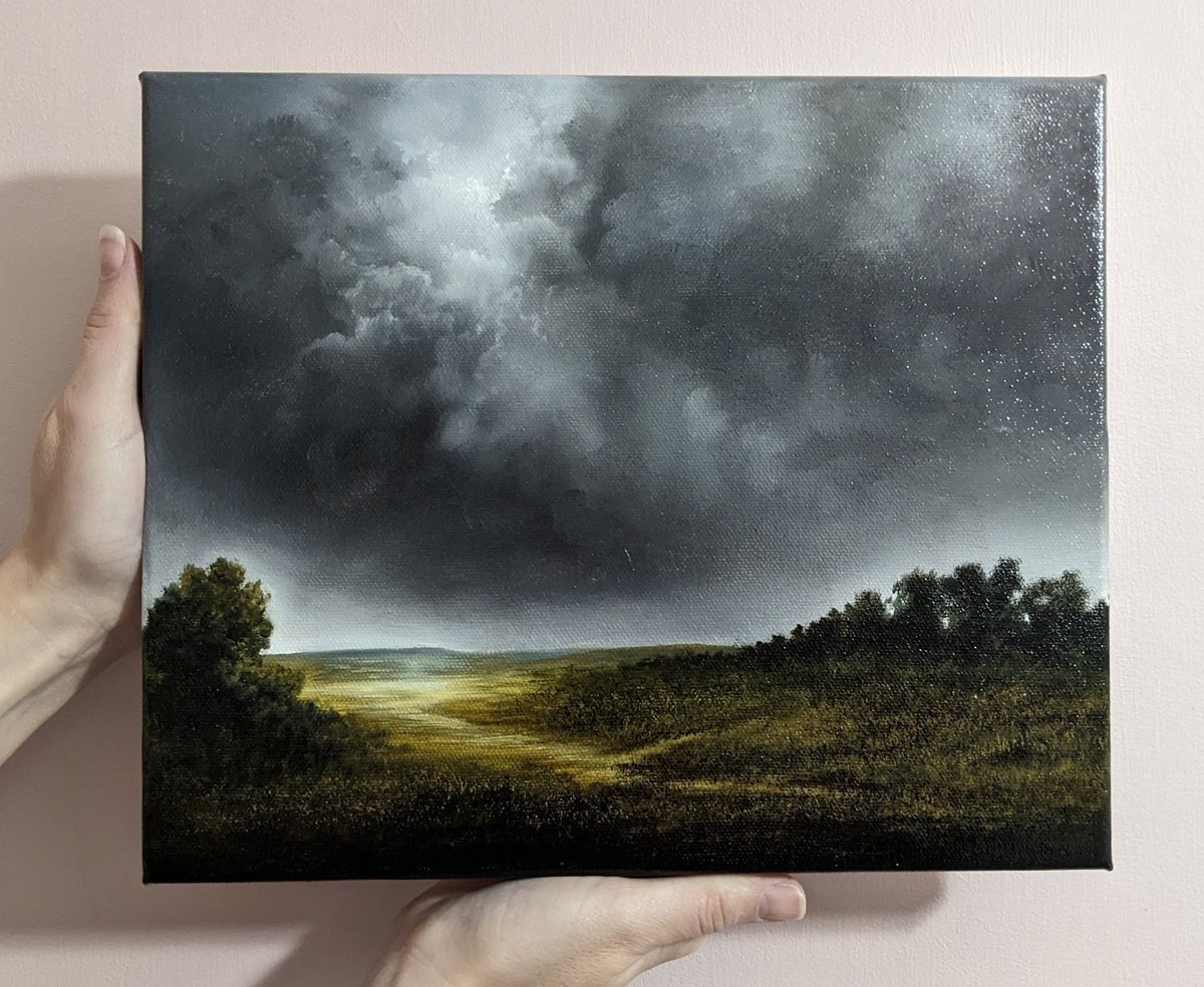 AmberBrunsart's tweet photo. 'The Quiet Valley', Oil painting on canvas, 10" x 12"

This painting is still currently available on my Website 💫 FREE UK Delivery and I also ship Internationally ❤️ 
https://t.co/zDSunIaWFS https://t.co/b6a9z5ILEY