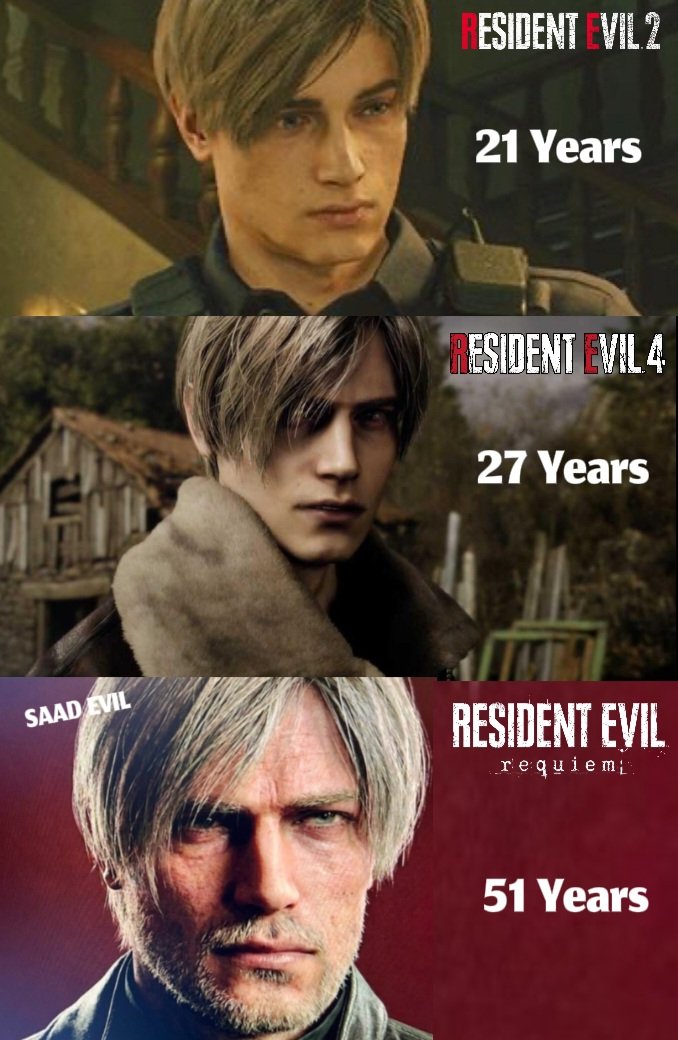 saadlibyan453's tweet photo. ( Leon Kennedy ) RE2R × RE4R × RE9
#REBHFun #residentevilrequiem #gaming #residentevil #LeonKennedy https://t.co/ebwCU7TByT