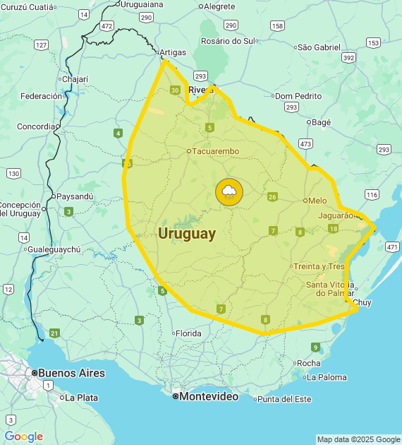 Instituto Uruguayo de Meteorología tweet media