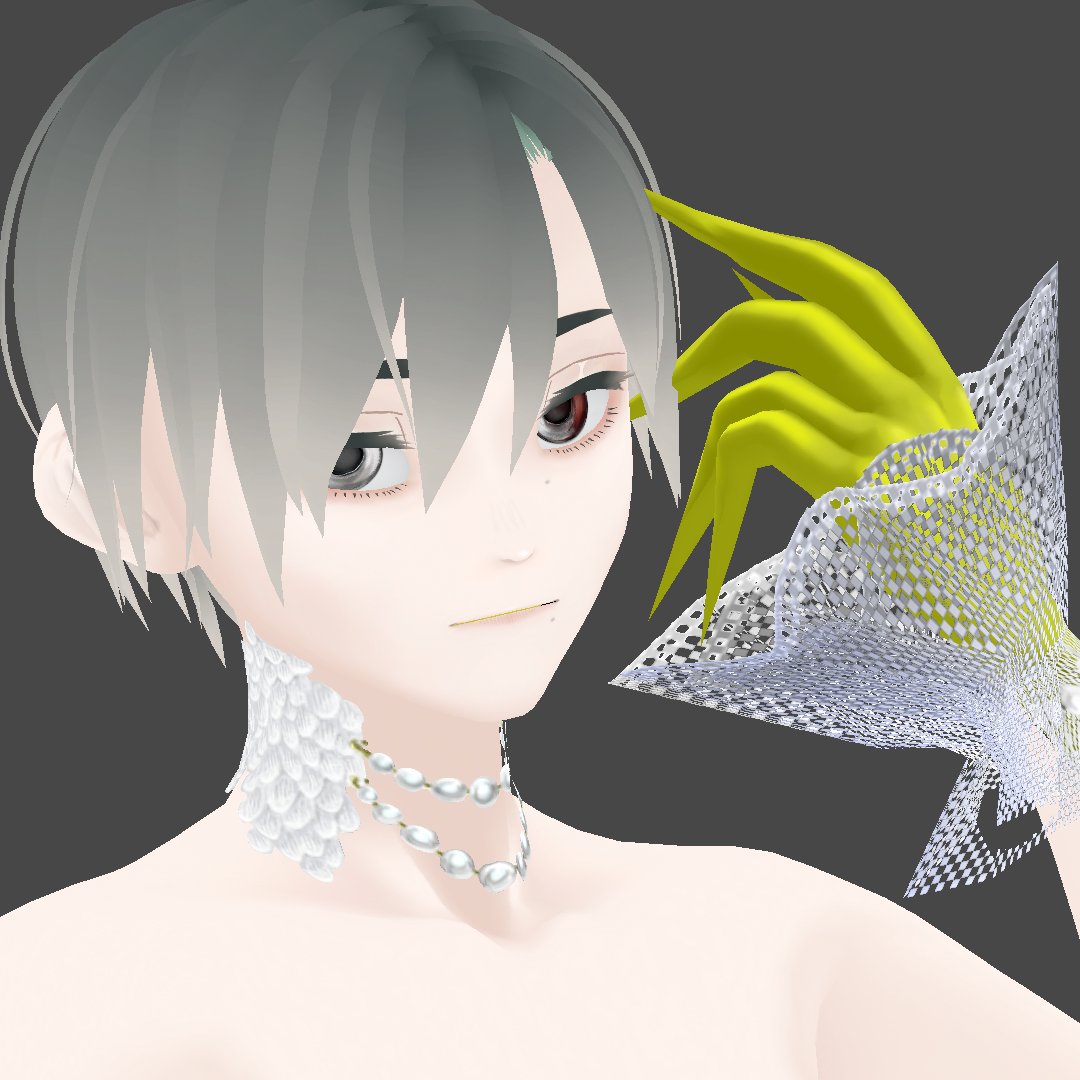 outa04_'s tweet photo. 商品紹介に入れ損ねた白鱗はこんな感じの色味になっております。
カスタムアイテムのレイヤー内にあるので、使用の際はレイヤーの選択と表示をしてください。

（微量な出血、ヌード表現） https://t.co/lEoNRpYhDm