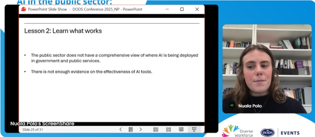 TotalEventsDEI's tweet image. Many thanks to Nuala Polo for delivering a brilliant session looking at 'Understanding the pro-innovation regulatory environment'. Lots of useful information was shared by Nuala here and the session will be available to watch back. #AIinthePublicSector