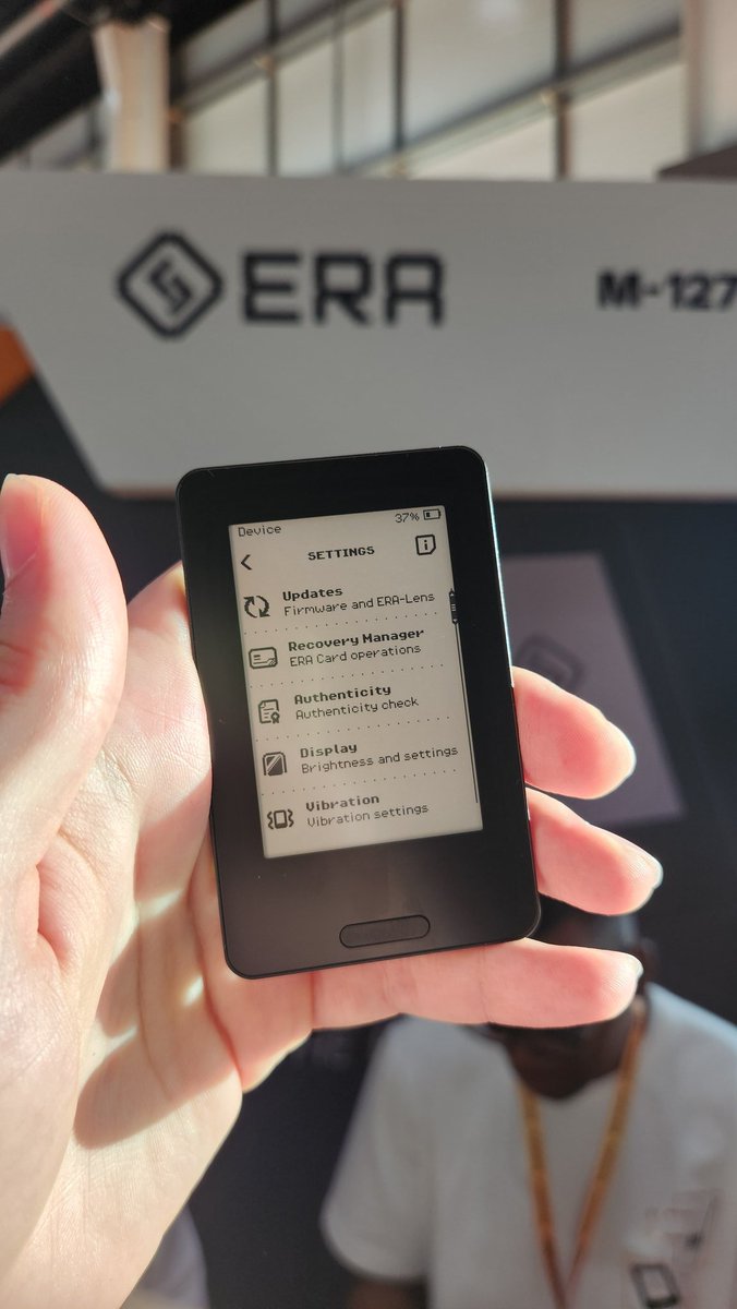 Nice one. Got lucky to talk with the Era team, got one device for myself.<a href="/era_wallet/">ERA Wallet</a>