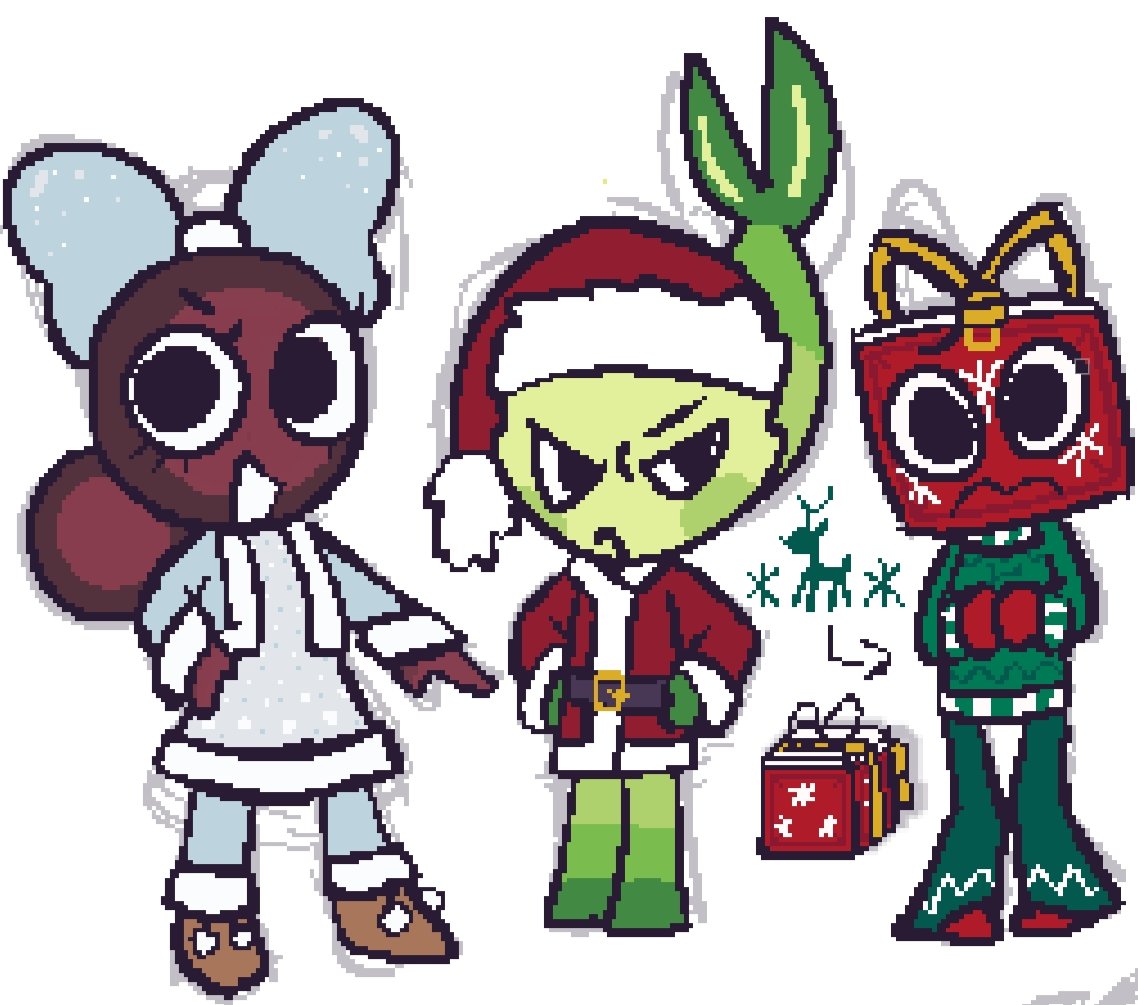 MothQueem's tweet photo. Here are the others! Boxten looks like a complete different toon in this 😭

#dandysworld https://t.co/mPU8RboDog