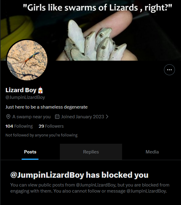 What an L, blocking me after losing an argument, LMAOOOOOOO