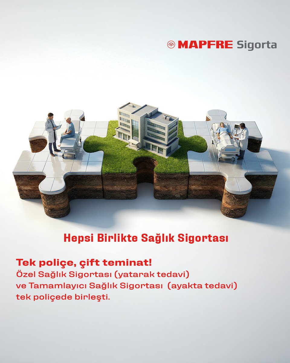Tek Poliçede Çifte Sağlık Güvencesi: Hepsi Birlikte Sağlık Sigortası!

Tek poliçe altında hem Özel Sağlık Sigortası yatarak tedavi teminatını hem de Tamamlayıcı Sağlık Sigortası ayakta tedavi teminatını birlikte sunuyoruz.

Ayrıntılı bilgi ve sağlığınızı güvence altına almak için