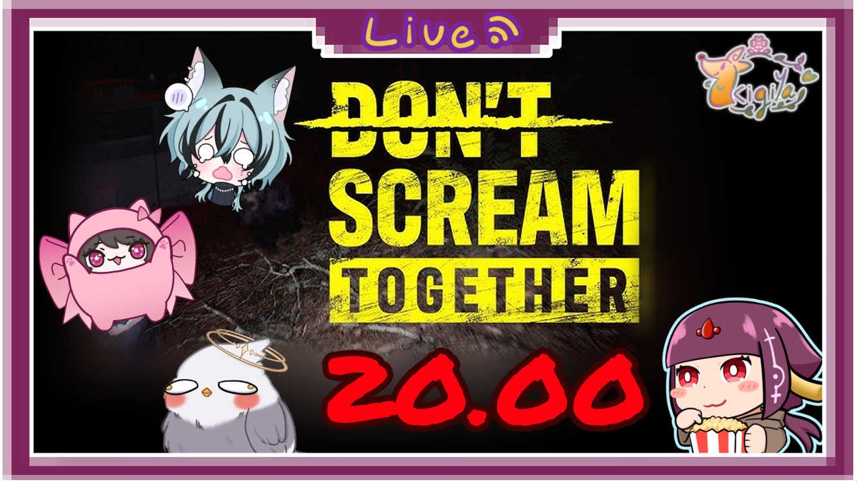 [🔴GAME-LIVE# ] 💜20.00 [GMT+7]🐉 DON'T SCREAM TOGETHER

youtube.com/live/1fRQ4lqnM…