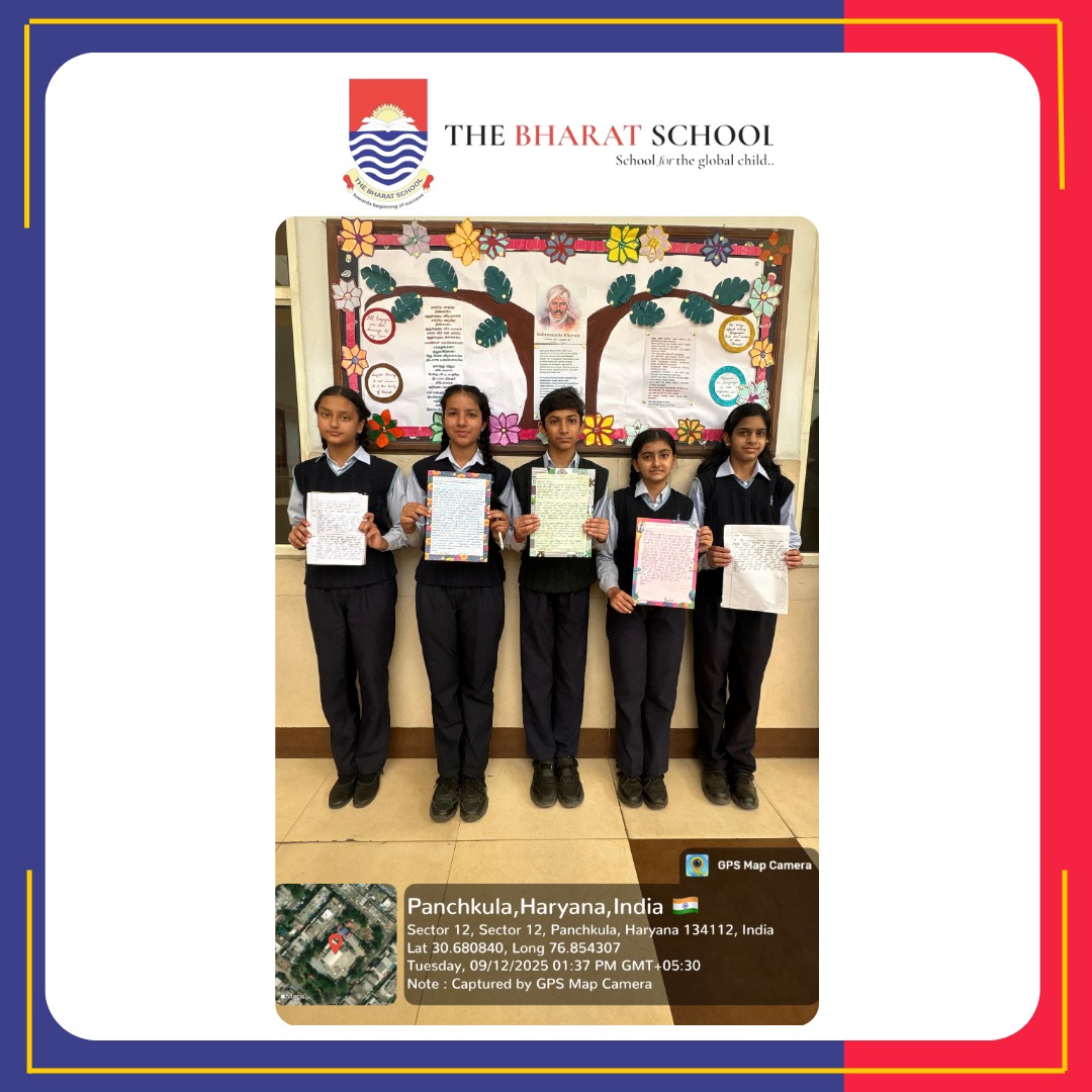 TheBharatSchool's tweet photo. 🎙️ Bhartiya Bhasha Utsav – Day 5

Creative Bhasha Bandhu letters + a fun multilingual 
story chain celebrating India’s language diversity! 🌍💌📖

📞 098761 55746 | 🌐 https://t.co/AxtIE6XsSr

#TBSSchool #LanguageWeek #StoryChain #Multilingual #SchoolActivities #CreativeLearning https://t.co/W3pJ5yRwE5