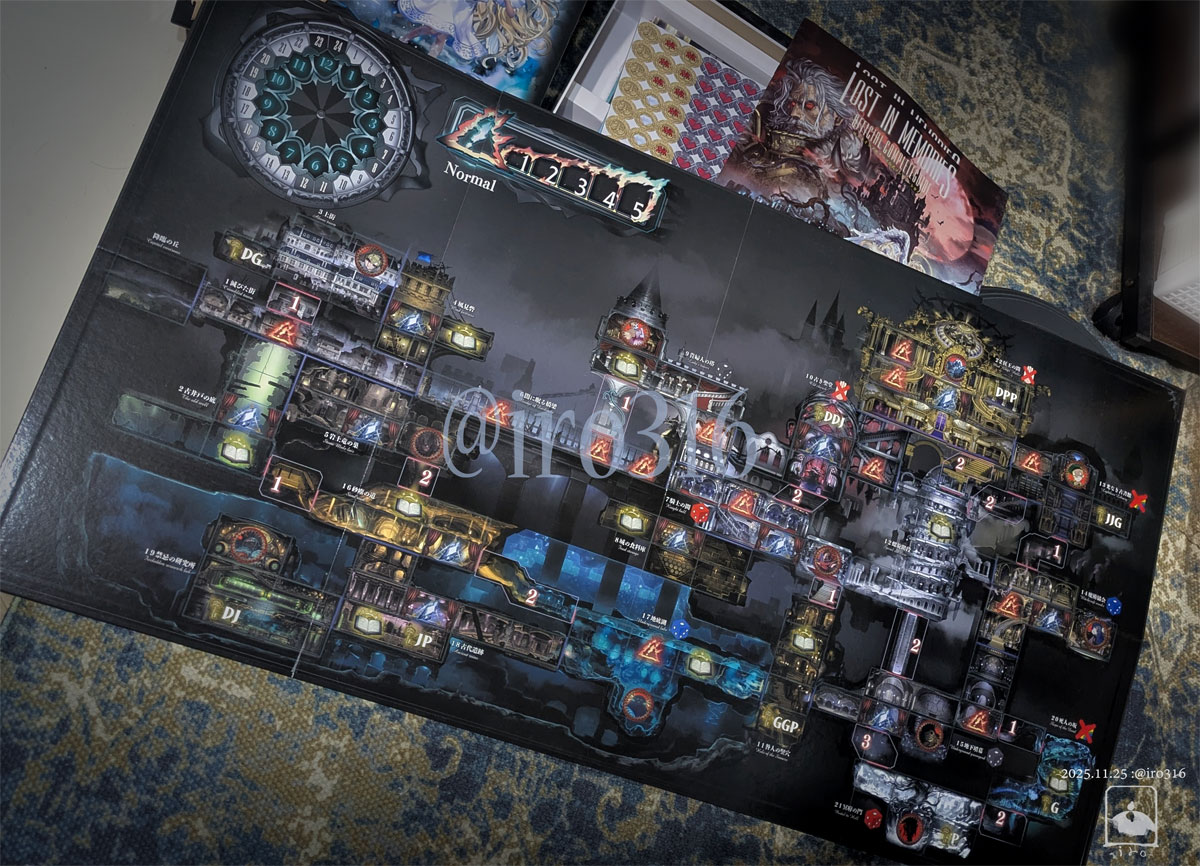 ManifestDestiny様のボードゲーム『Lost in Memorise』のパッケージとボードを担当させていただきました。ありがとうございました☺️✨
ボードは50x96cmと大迫力です！すごい…！