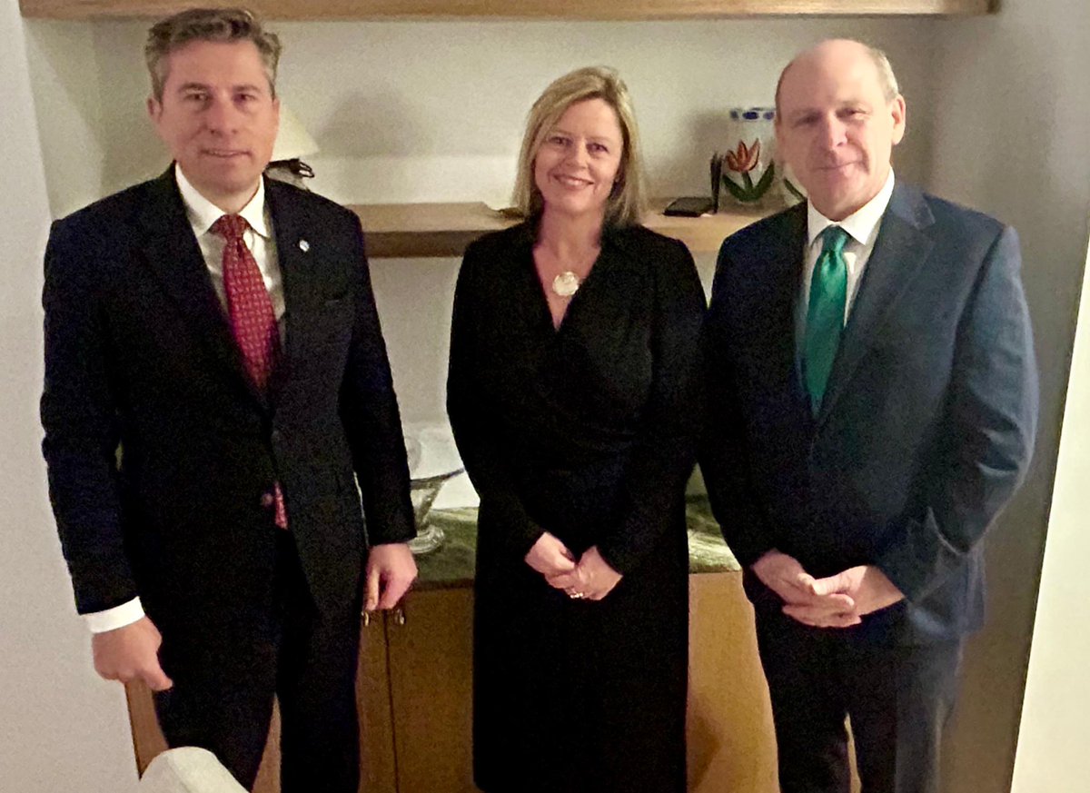 🇮🇪 <a href="/IrelandAmbUN/">Fergal Mythen - Ambassador of Ireland to the UN</a>, <a href="/UNCERF/">CERF - The UN's emergency fund</a> Advisory Group Chair Nicole McHugh and 🇺🇳 <a href="/UNReliefChief/">Tom Fletcher</a> met to discuss humanitarian agenda, including developments in Gaza and Sudan, and the need for an ambitious humanitarian reset.
