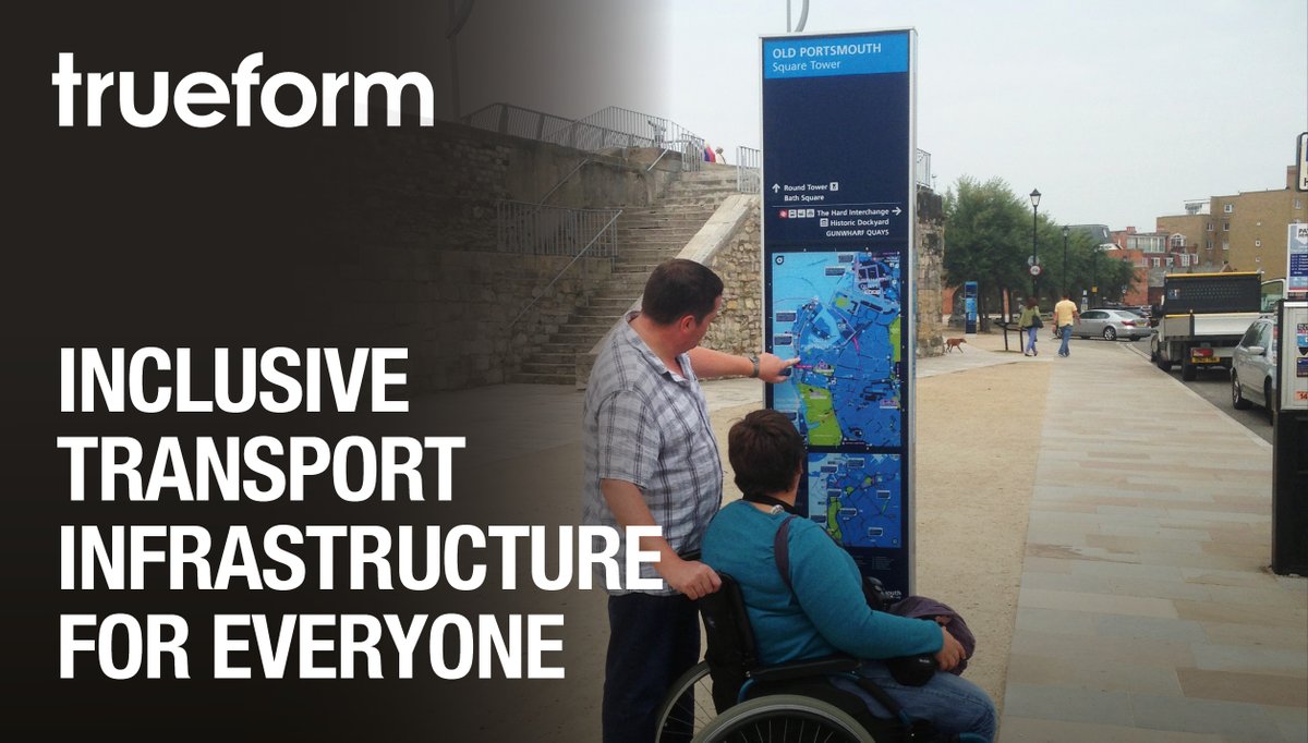 TrueformGroup's tweet image. Trueform designs transport infrastructure for accessibility &amp;amp; inclusivity, from tactile signage to wheelchair-friendly shelters, improving safety &amp;amp; passenger experience. Learn more: trueform.com/company/dda-ad…
#Accessibility #InclusiveDesign #PassengerExperience