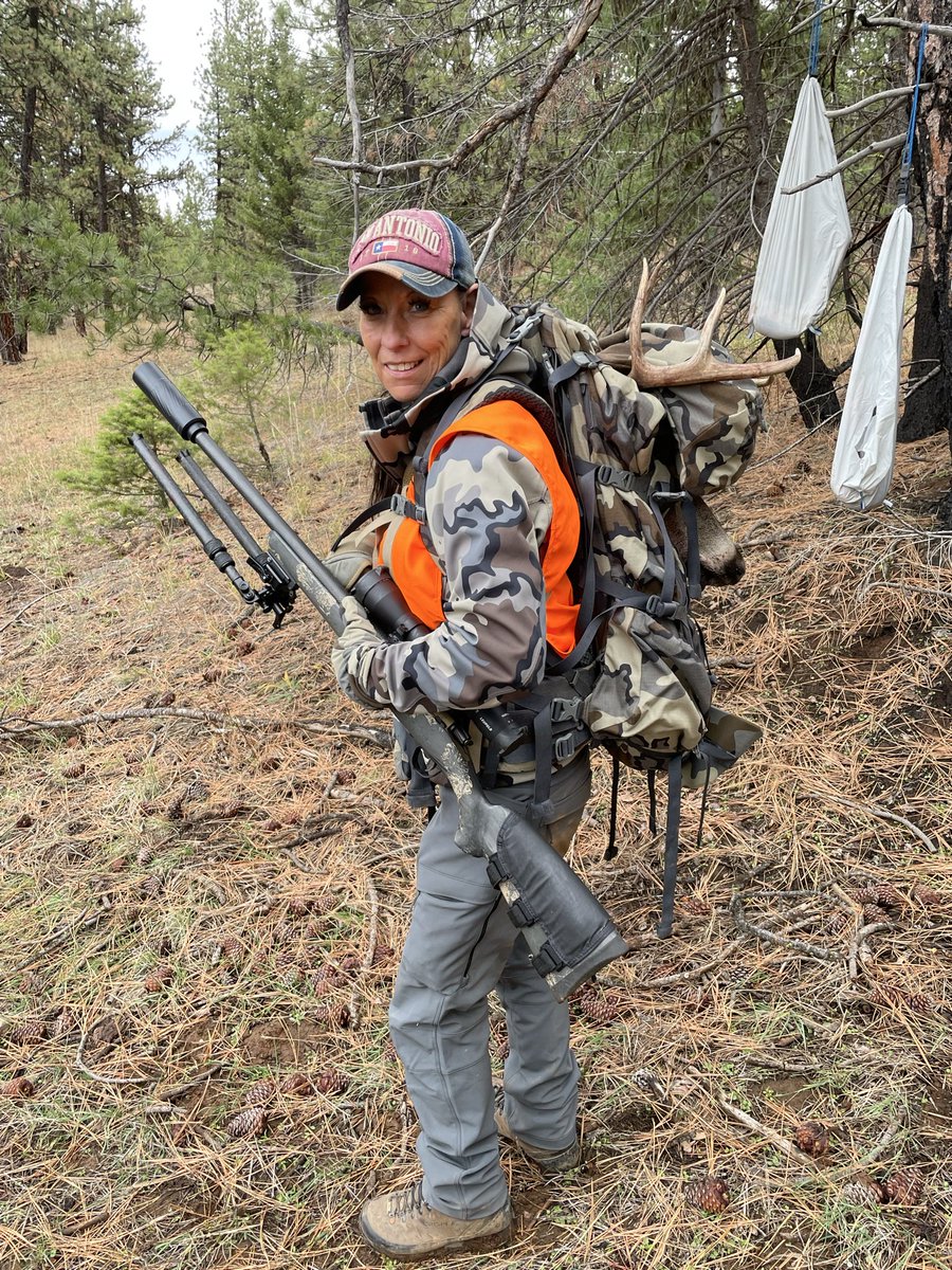 MarksmansCreed's tweet image. Lightweight gear is key when deep in non motorized areas, leading to public land success and heavy pack outs!  @christensenarms @hunting_call_girl #christensenarms #platinumramsclub #300wsm #publiclandowner #ridgelinefft