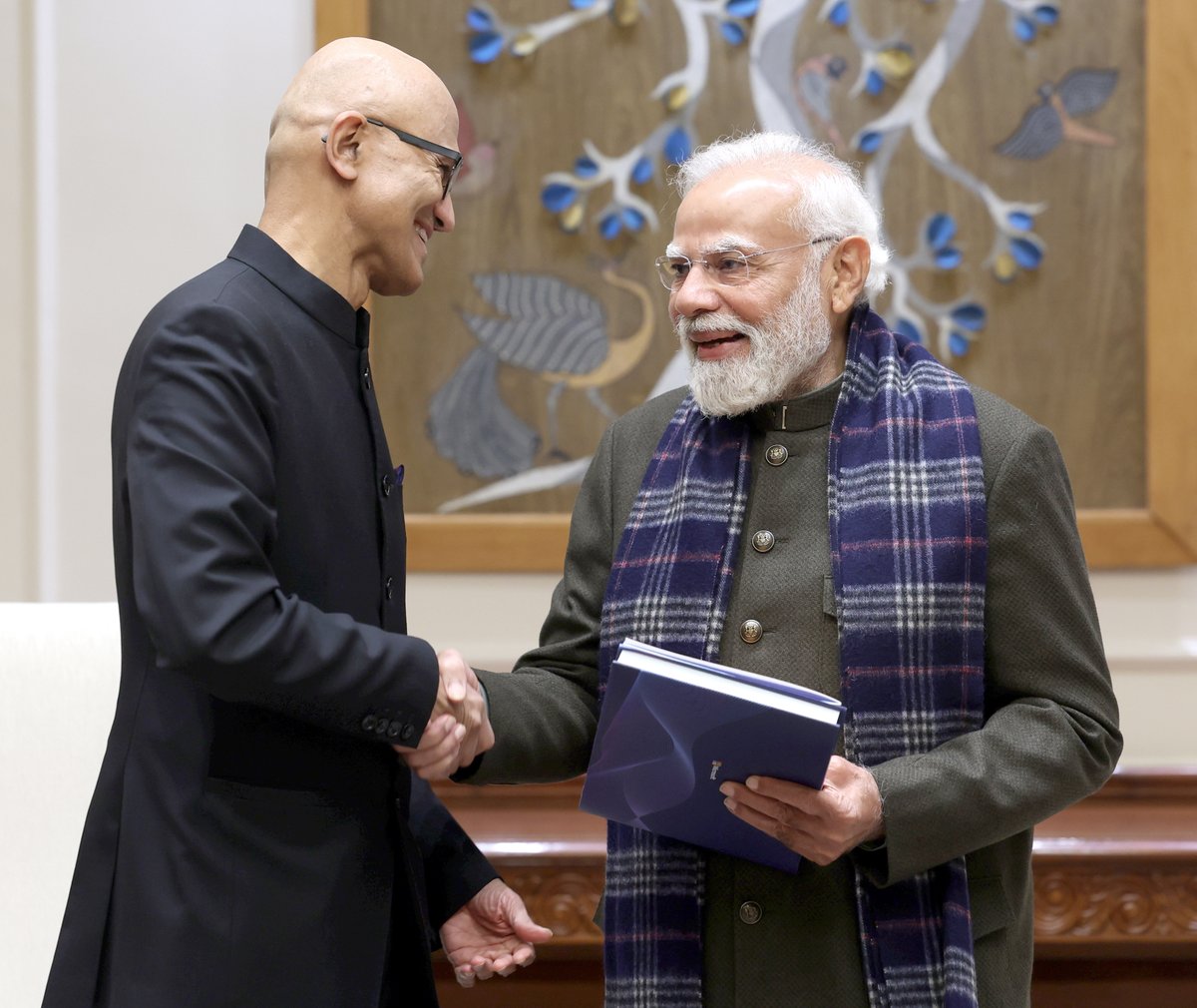 Thank you, PM <a href="/narendramodi/">Narendra Modi</a> ji, for an inspiring conversation on India’s AI opportunity. To support the country’s ambitions, Microsoft is committing US$17.5B—our largest investment ever in Asia—to help build the infrastructure, skills, and sovereign capabilities needed for