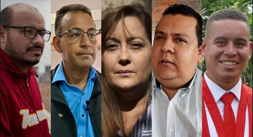 En el Día de Defensores DDHH recordamos que al menos 5 defensores siguen injustamente presos en Venezuela:

Carlos Julio Rojas, Eduardo Torres, Rocío San Miguel, Javier Tarazona y Kennedy Tejeda.

Presos de conciencia, casos estancados, sin garantías y recluidos en El Helicoide.
