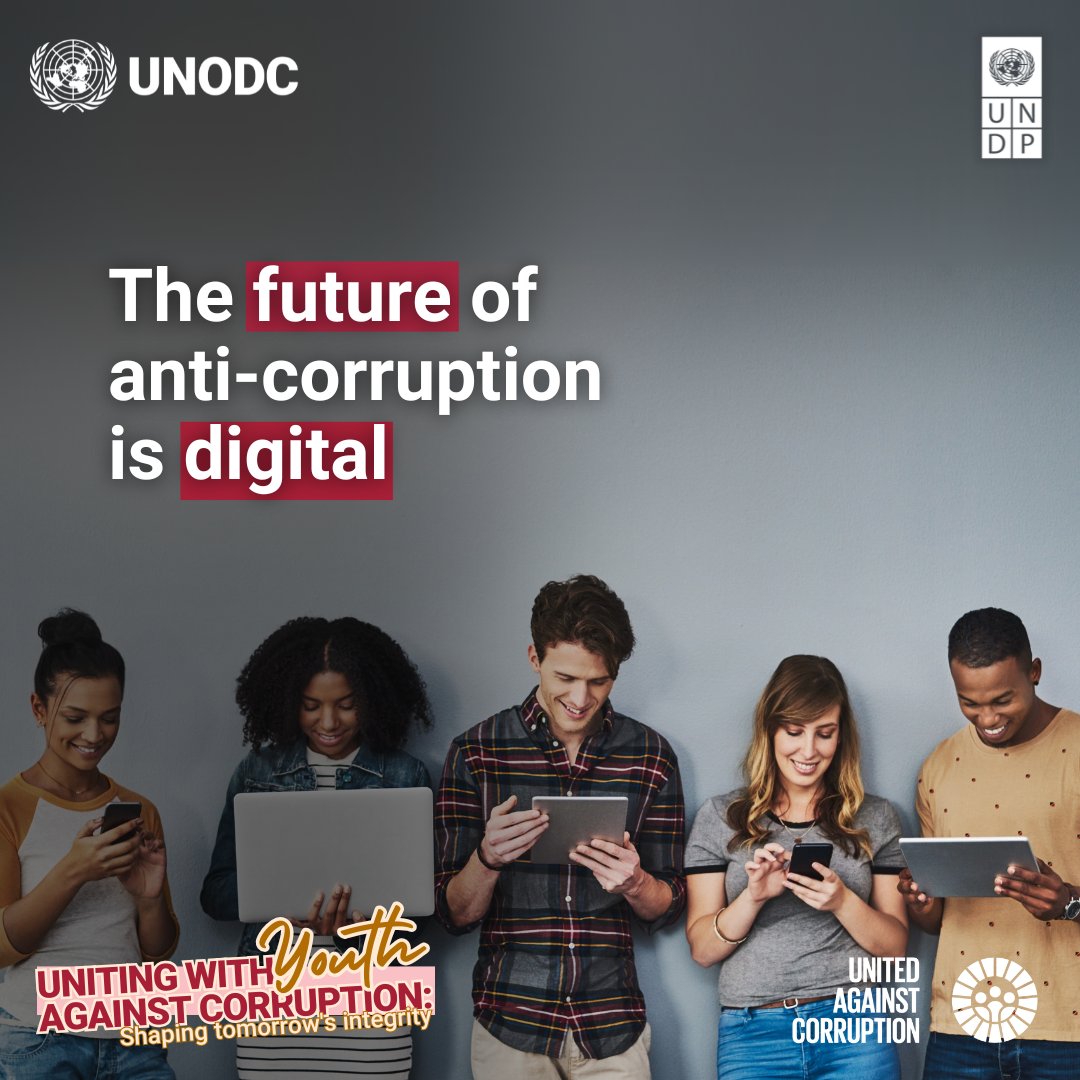 UNDPGAIN's tweet image. The future of anti-corruption is digital!

Tech-savvy youth can leverage innovation to create tools that uncover and report corrupt practices.

By embracing their creative ideas, we can shape a future where integrity is the norm.

#UnitedAgainstCorruption #IACD2025
