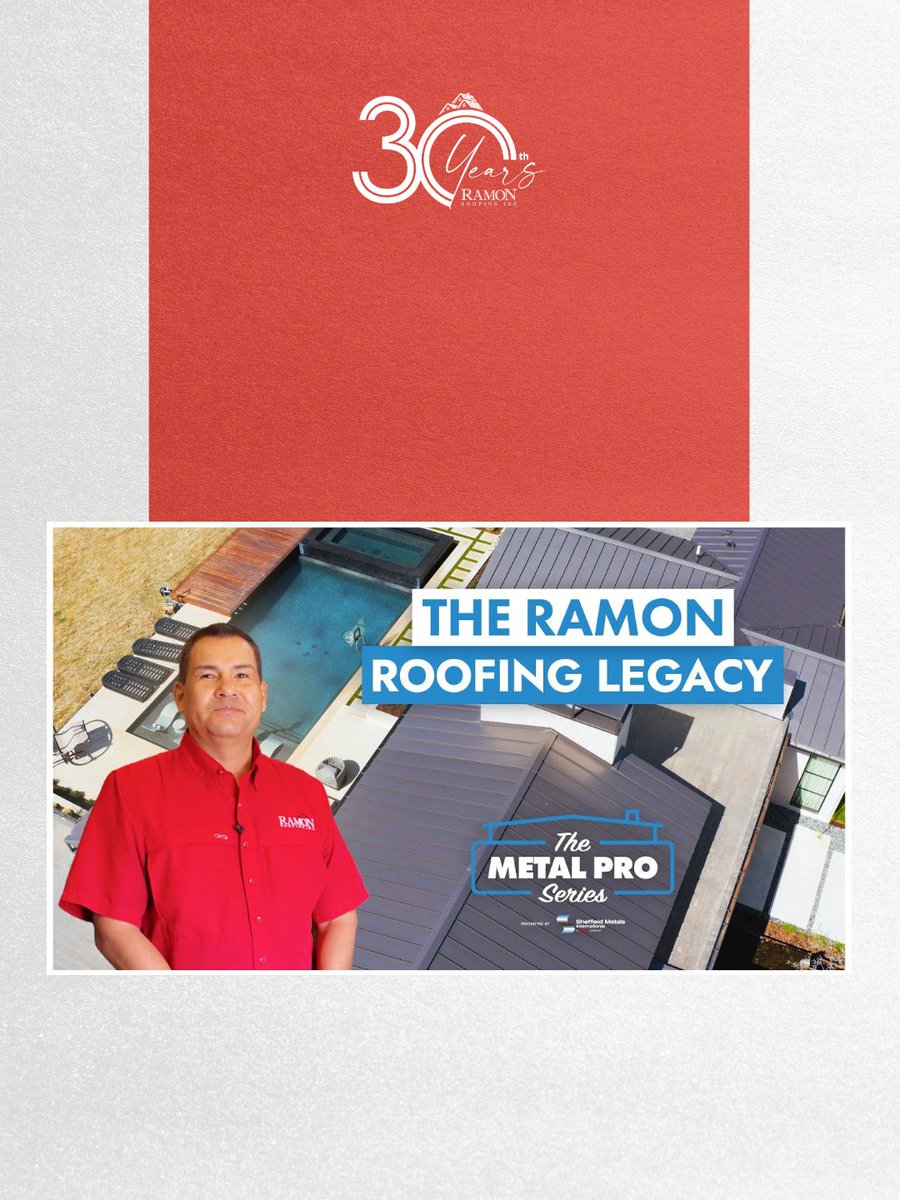 RamonRoofing's tweet image. The Story Behind the Roofs 💪

Watch this powerful episode of The Metal Pro Series from @SheffieldMetals featuring our very own Paul Ramon of Ramon Roofing.

🎥 Watch now: hubs.ly/Q03X7RmM0 

#RamonRoofing #LuxuryRoofing #RoofingBlog #Texas #FortWorth #Austin #Dallas