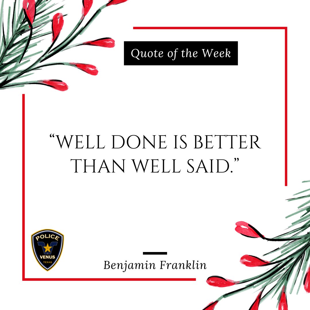 VenusPolice's tweet photo. Results matter. In this job, trust grows when our actions match our words. 

Doing the work well is what earns confidence inside the team and from the community. https://t.co/pFMIib6MLM