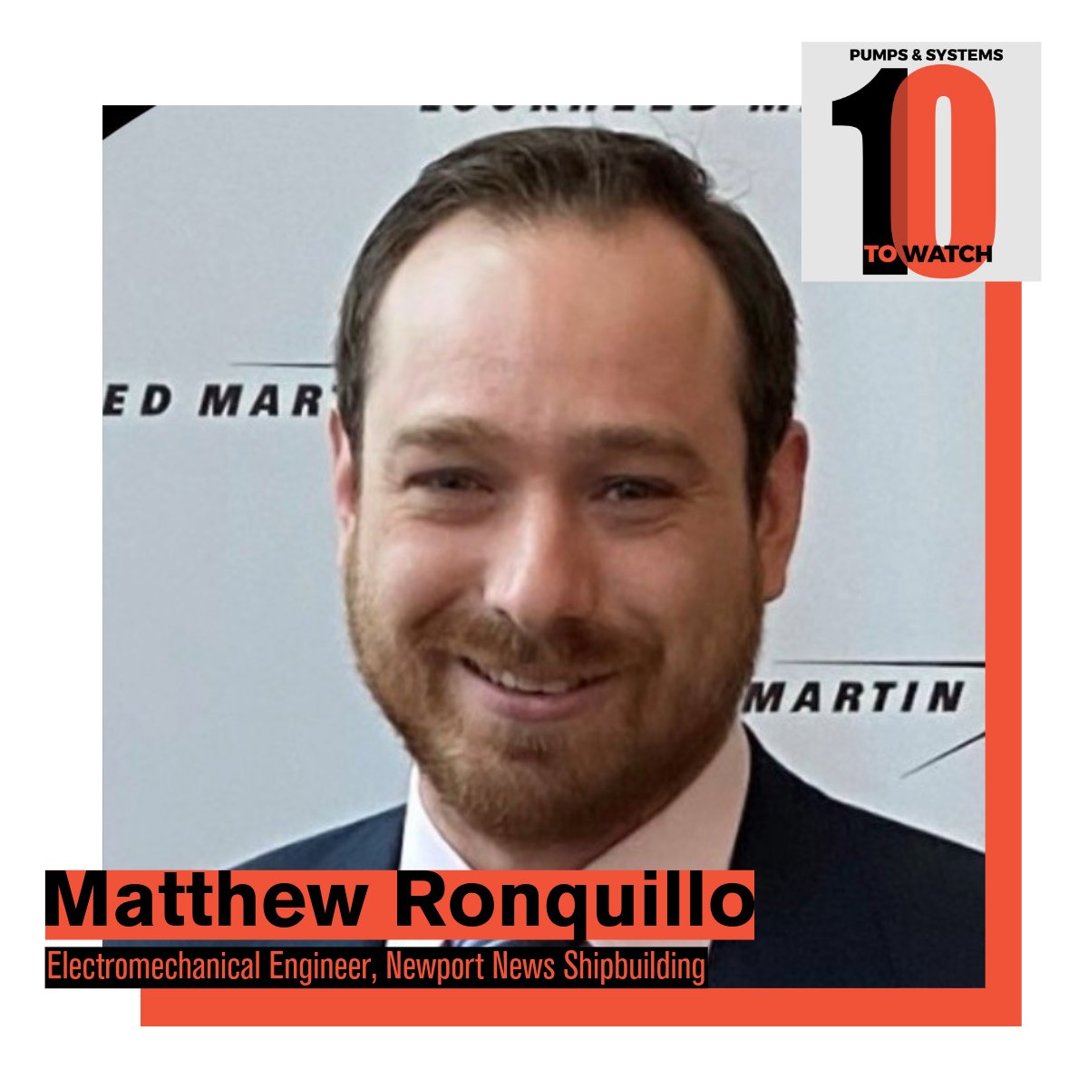 Matthew Ronquillo is an electromechanical engineer with Newport News Shipbuilding.

Read more about him and his career >>>
pumpsandsystems.com/10-watch-2025-…