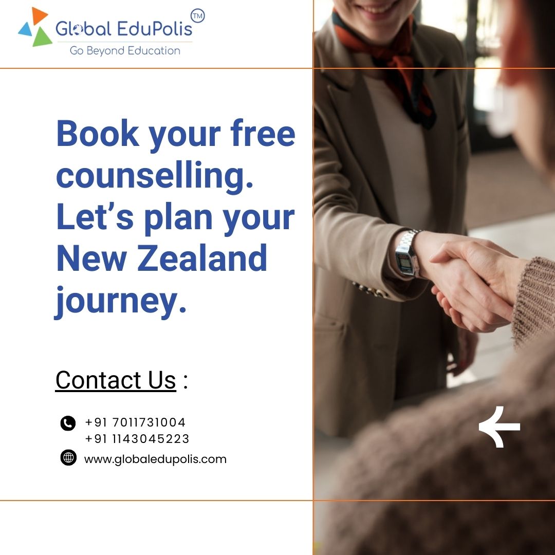 World-class education, industry-focused programs, and a safe, student-friendly environment.
Start your New Zealand journey with expert guidance.

📞 +91 7011731004 | +91 1143045223
🌐 globaledupolis.com

#studyinnewzealand
#globaledupolis
#studyabroadconsultant