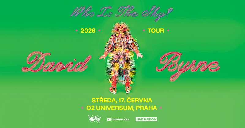 David Byrne dorazí do O2 universa 17. června 2026 s koncertem, který propojí jeho autorskou vizi s intimním orchestrálním zvukem newyorského ansámblu Ghost Train Orchestra.
Více informací: bit.ly/4pYhSL3