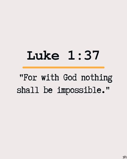 #WOD~Luke 1:37
God. There is...
No heart He cannot mend;
No bondage He cannot break;
No need He cannot meet;
No enemy He cannot defeat;
No mountain He cannot move;
No prayer He cannot answer.

#GodTruth #WalkInThatEveryDay
#Unshakeable #Life101_2025 ⏳ #Fix 💪🏼