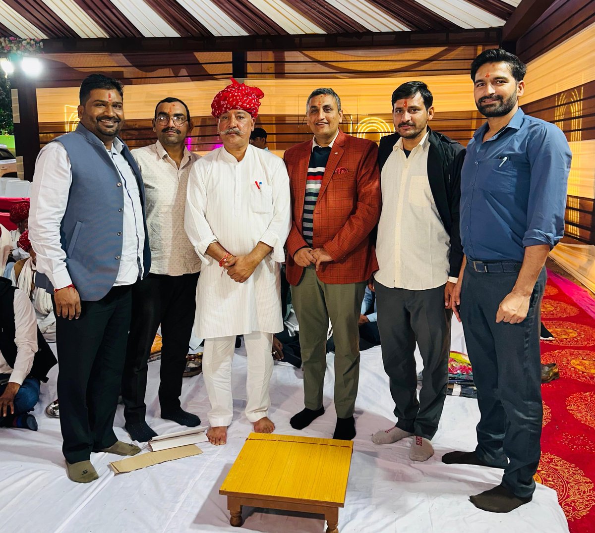 me_moharsingh's tweet image. श्री रामसिंह जी मीणा जिला शिक्षा अधिकारी माध्यमिक शिक्षा निदेशालय,बीकानेर के बेटे के लग्न टीका कार्यक्रम में शिक्षक संघ @RESTARajasthan की बीकानेर टीम के साथ मीणा कृषि फॉर्म हाउस चौमूँ,जयपुर में शामिल हुए।
@madandilawar
@me_moharsingh
@rajeduofficial
@DrKirodilalBJP