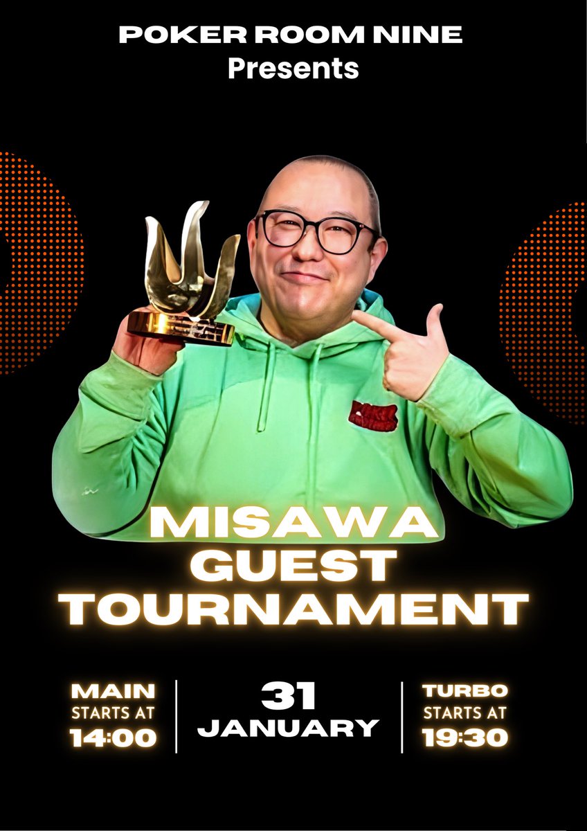 【重大発表】
少し先の話になりますが、来年の1/31に
みさわプロ(<a href="/128i256/">みさわ/ 小原順/ Jun Obara</a> )来店イベントを開催します✨✨
14時からメインイベント、19:30からサイドイベントを予定してます🔹
この日は皆さん予定を空けといてください！！😊