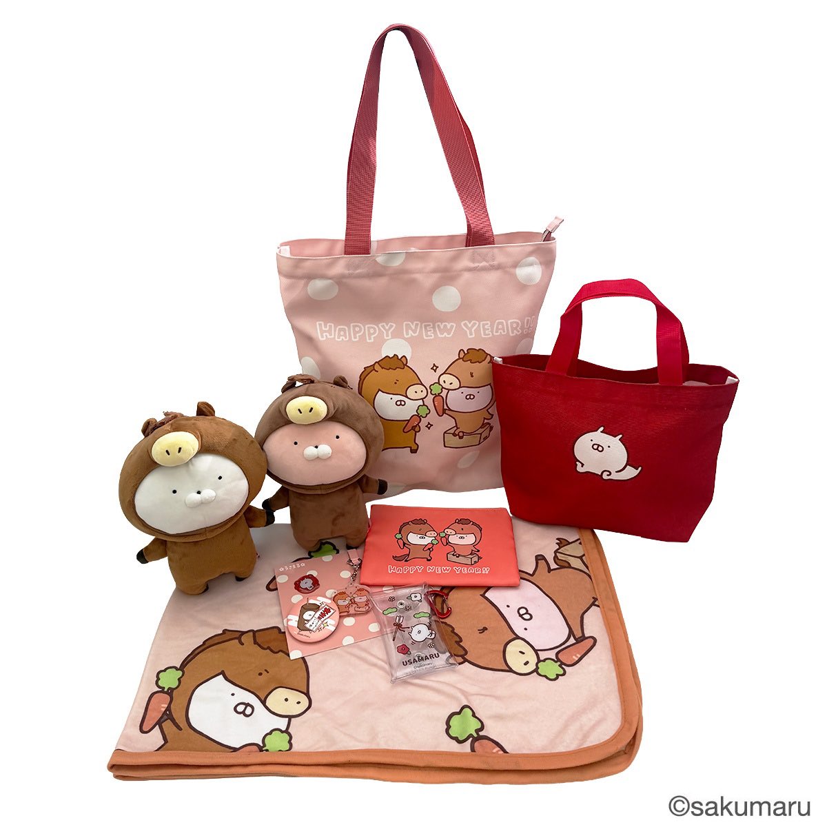 おやや！うさまるハッピーバッグ2026 午年ver.が12月12日からロフトで