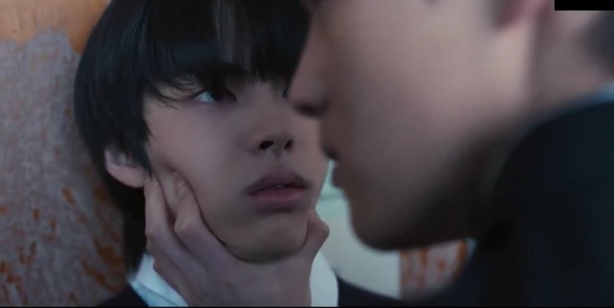 nooserr's tweet photo. gj finally decided to cut all ties with sj, tell him that he's tired of bullying and all that 
but when sj saw the boy with cute angry face telling him they're done and that sj is insensitive bastard - he took a drag on his cigarette and kissed gj blowing the smoke in his lungs https://t.co/PbnBZKDrS1