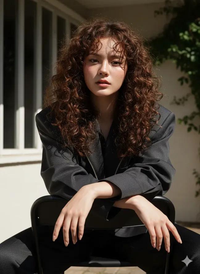 Sun-Kissed Baddie: A Striking Portrait