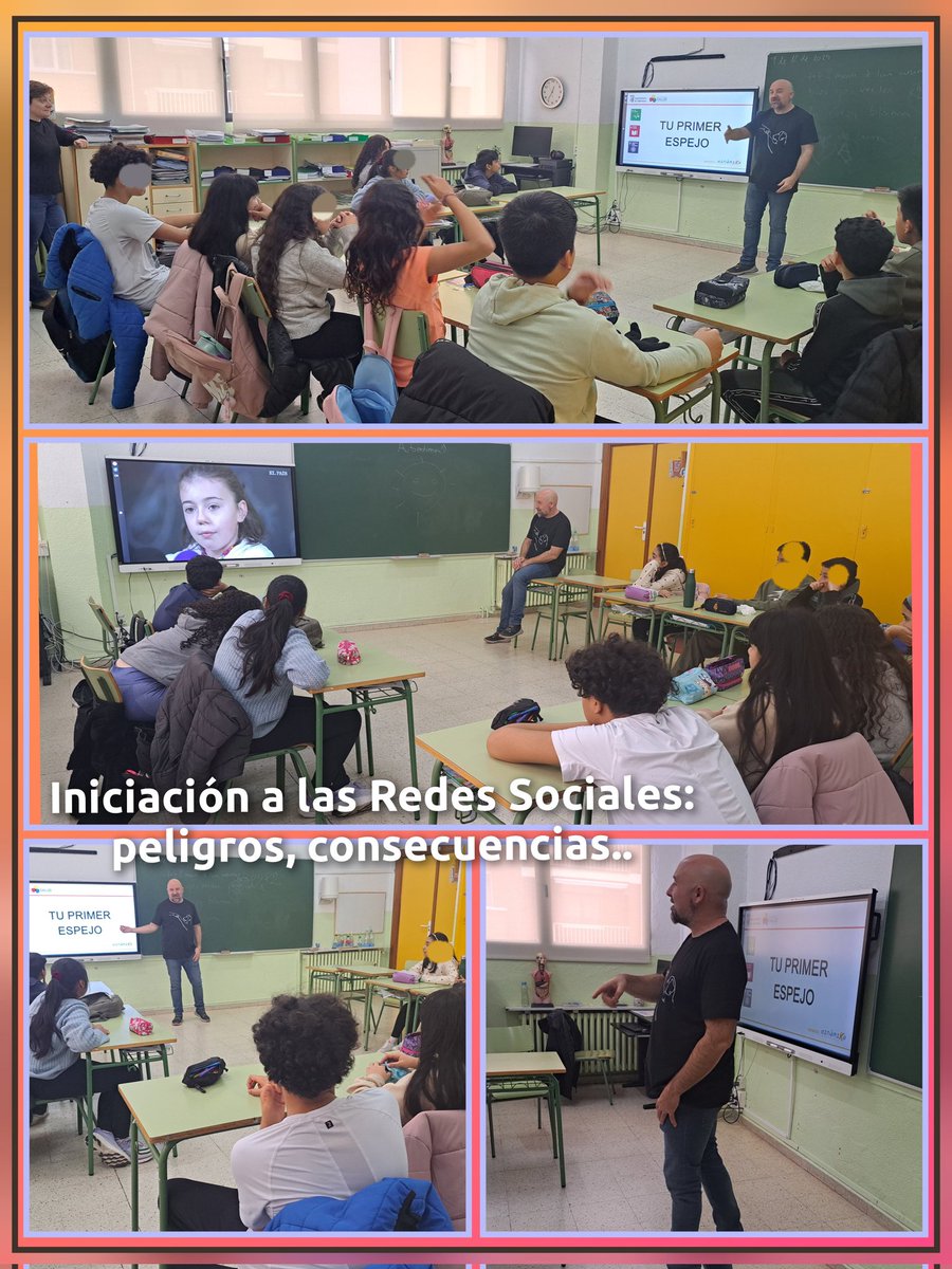 Gonzalo ha explicado a los #alumnos de #SextodePrimaria del <a href="/CeipBeatriz/">CEIP BEATRIZ GALINDO</a> los riesgos, las consecuencias, lo que es la huella digital, los posibles delitos, la responsabilidad y la ética entorno a las #RedesSociales gracias a la <a href="/atusaludsalama1/">A tu salud Salamanca</a> y a <a href="/ciudadsaberes/">Ciudad de Saberes</a>