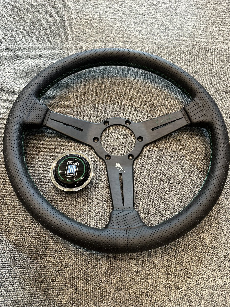 DRIFT KING ND 340mm LEATHER 土屋圭市氏自身がカスタムオーダーした